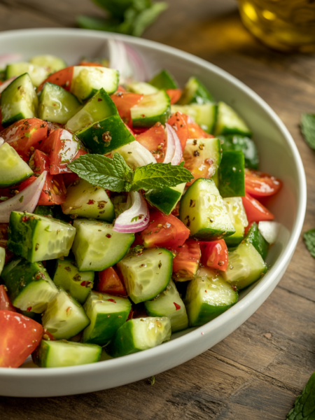 Simple Shirazi Salad