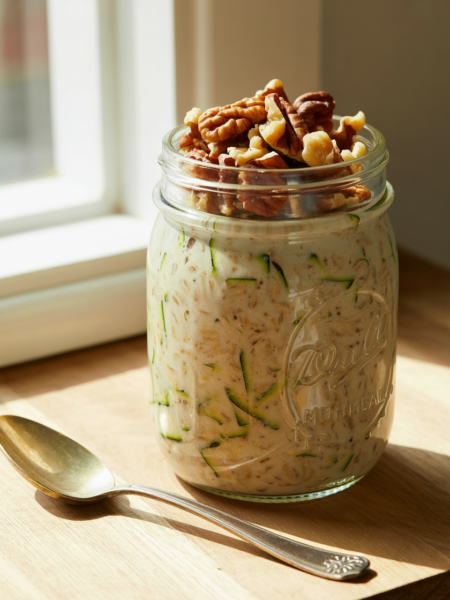 Overnight Zucchini Bread Oatmeal