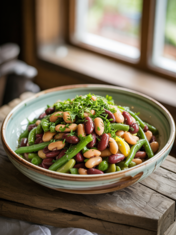Easy Best Three Bean Salad Recipe