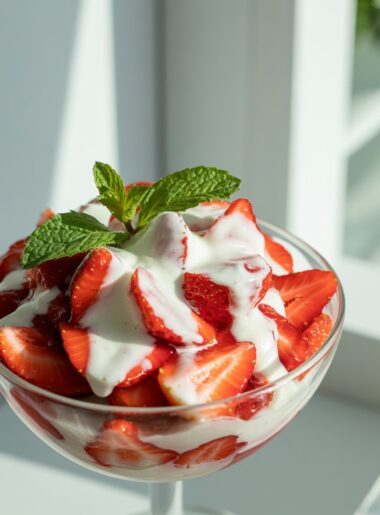 Mexican Fresas con Crema