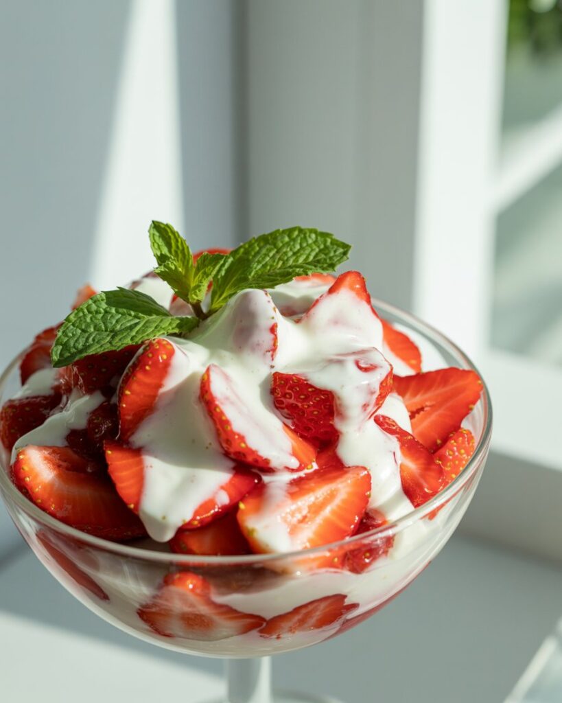 Mexican Fresas con Crema