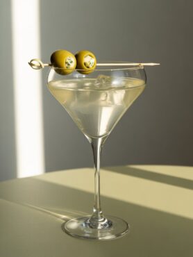 Blue Cheese Olive Martini