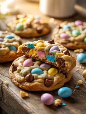 Mini Egg Chocolate Chip Cookies