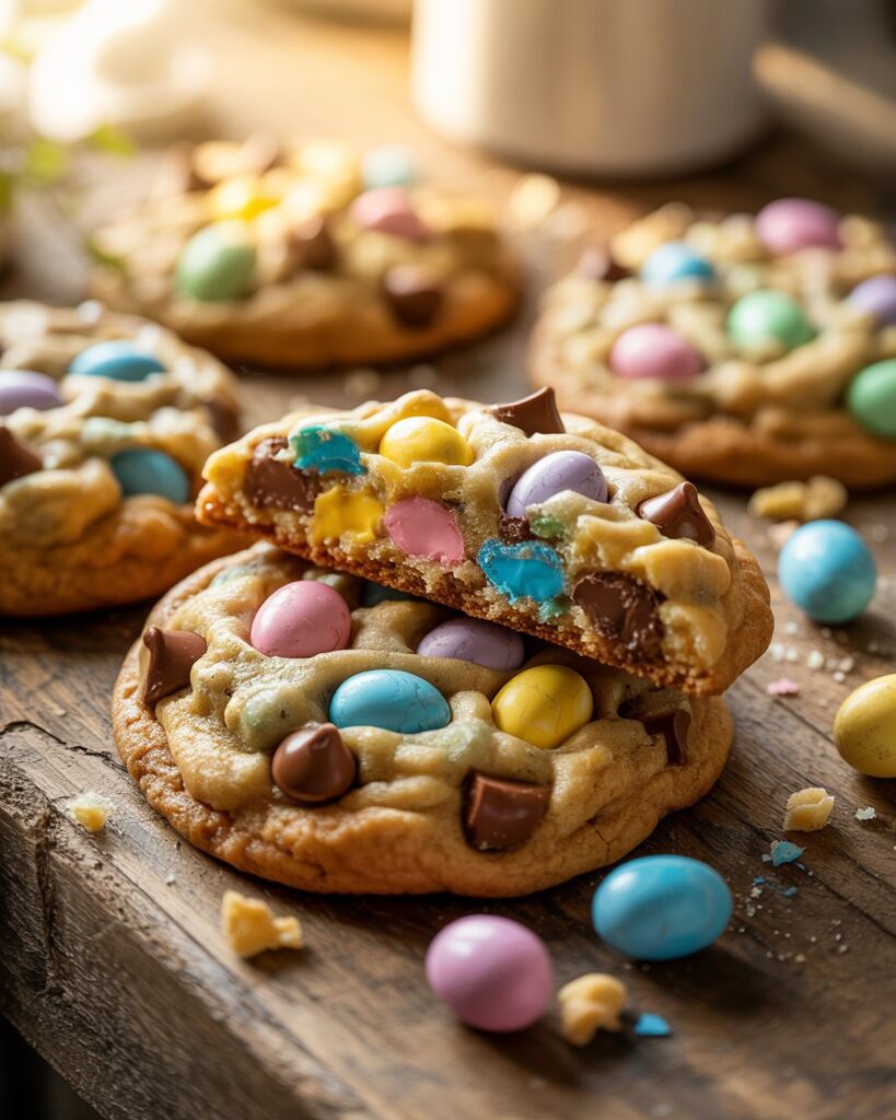 Mini Egg Chocolate Chip Cookies