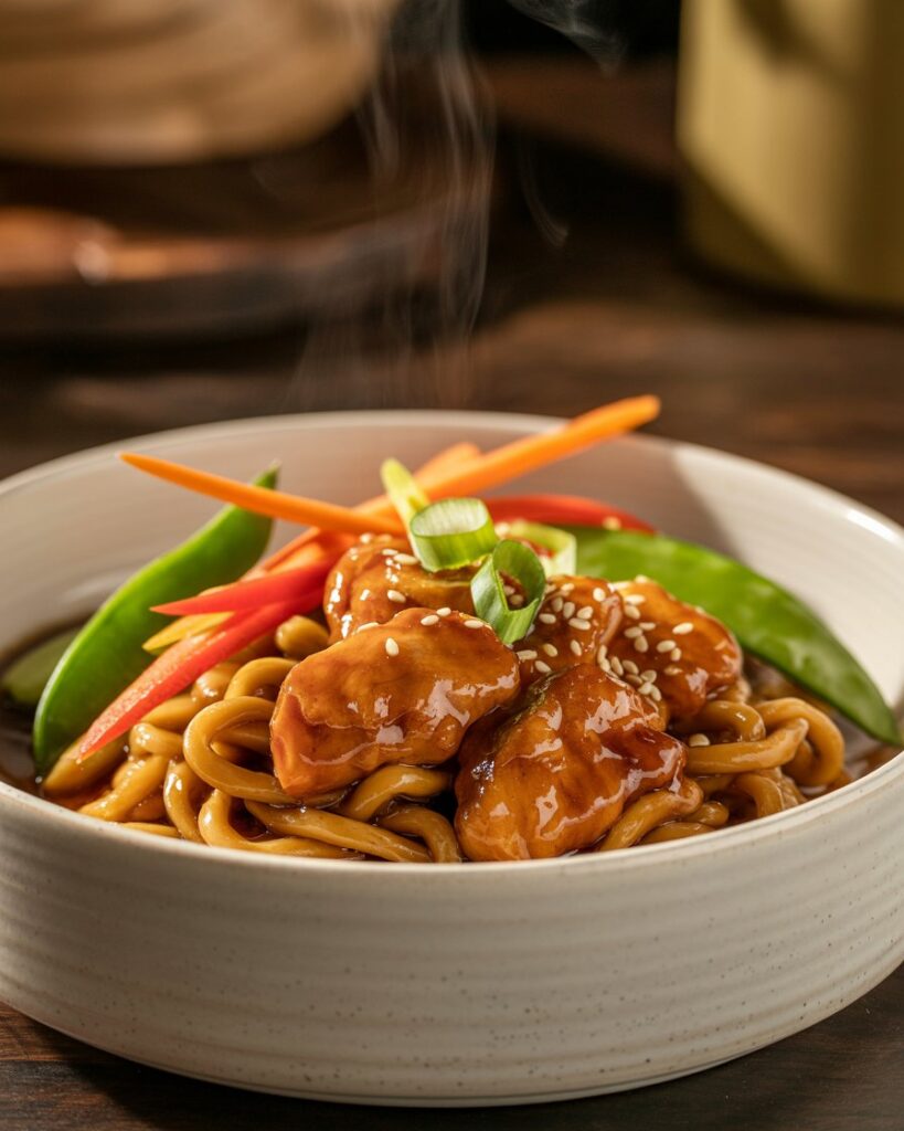 Honey Garlic Chicken Noodles (In Under 30 Minutes!)
