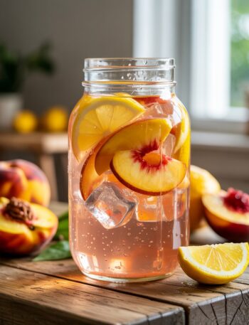 Easy Homemade Peach Lemonade Recipe