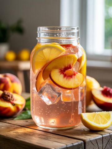 Easy Homemade Peach Lemonade Recipe