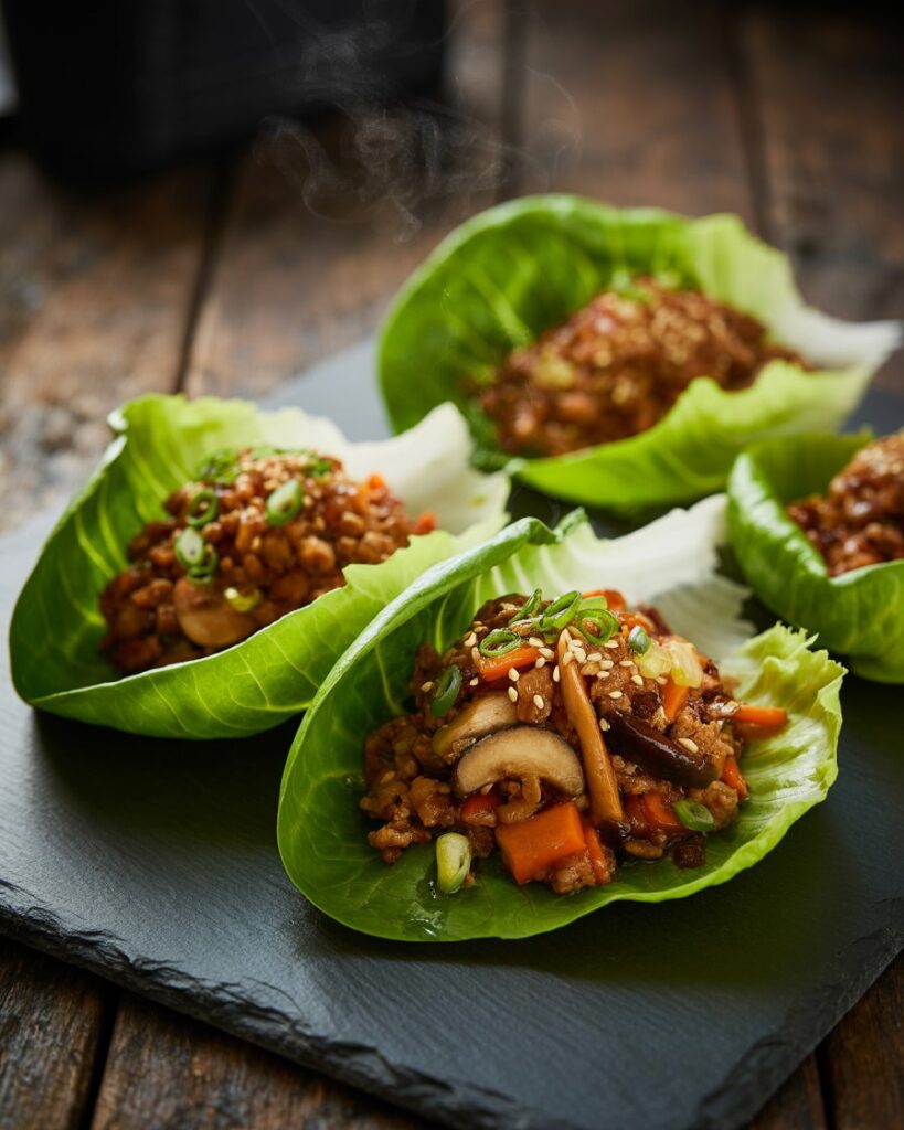 Asian Turkey Lettuce Wraps