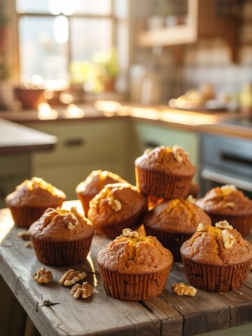 Healthy Carrot Muffins
