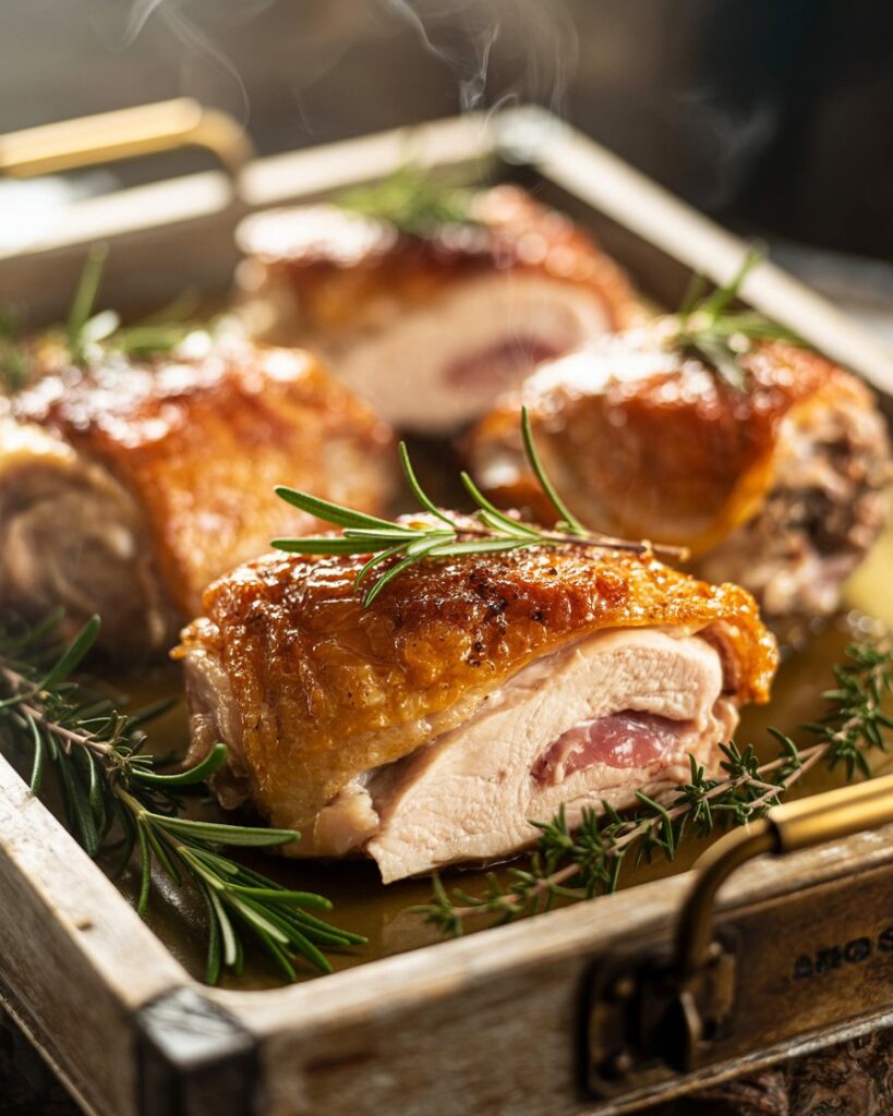 Oven Baked Chicken Thighs (Crispy Skin)