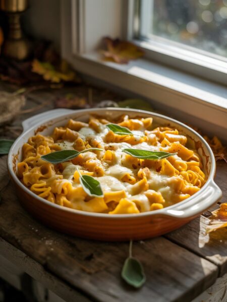 Baked Butternut Squash Pasta