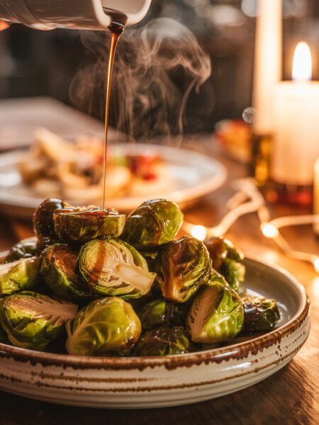 Honey Balsamic Brussels Sprouts