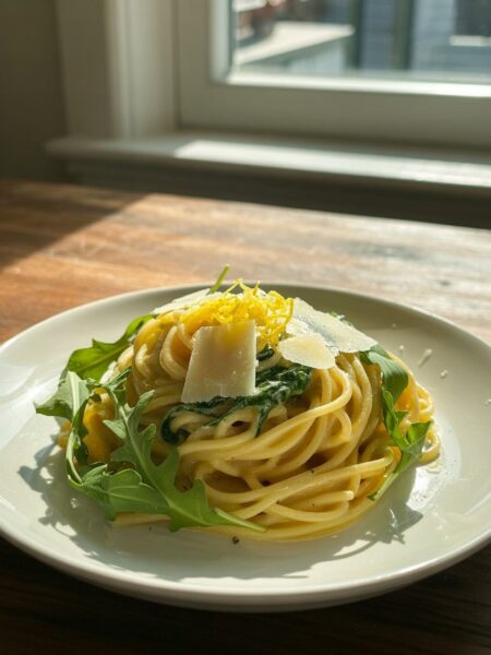 Lemon Arugula Pasta