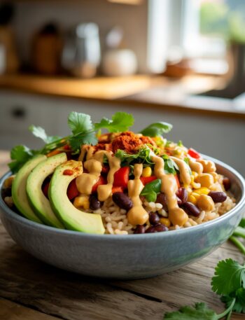 Comfort Rice Bowl with Golden Sauce