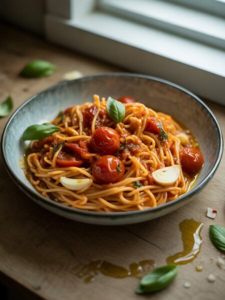 Pasta With Cherry Tomatoes