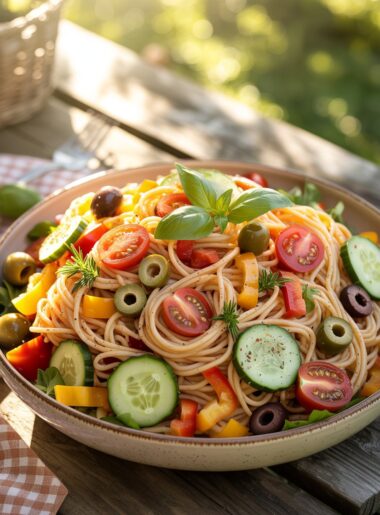 Easy California Spaghetti Salad – Refreshing Veggie Pasta Salad