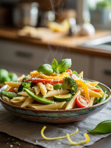 15-Minute Pasta Primavera with Fresh Veggies
