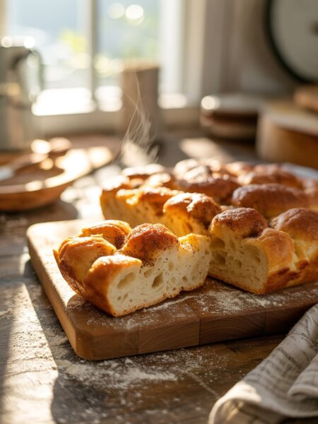 Cinnamon-Sugar Focaccia (No-Knead)