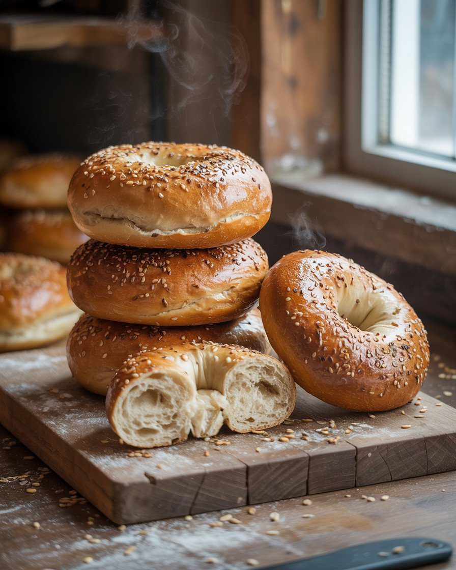 Sourdough Discard Bagels Recipe