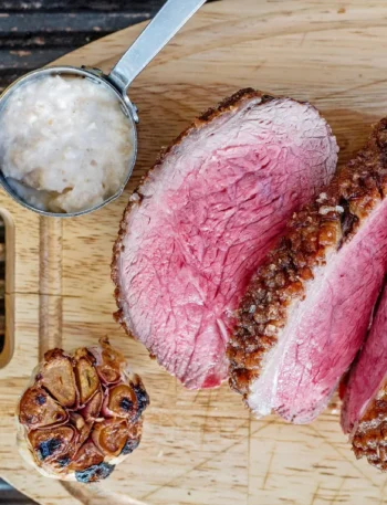 french roast recipe with roasted vegetables and gravy