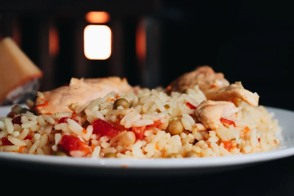 high protein casserole recipes with chicken, rice, and vegetables