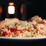 high protein casserole recipes with chicken, rice, and vegetables