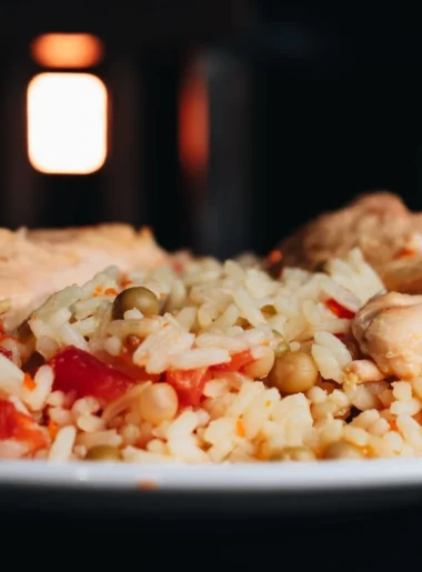 high protein casserole recipes with chicken, rice, and vegetables