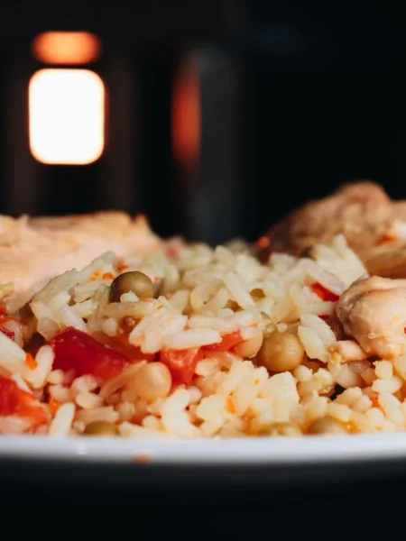 high protein casserole recipes with chicken, rice, and vegetables