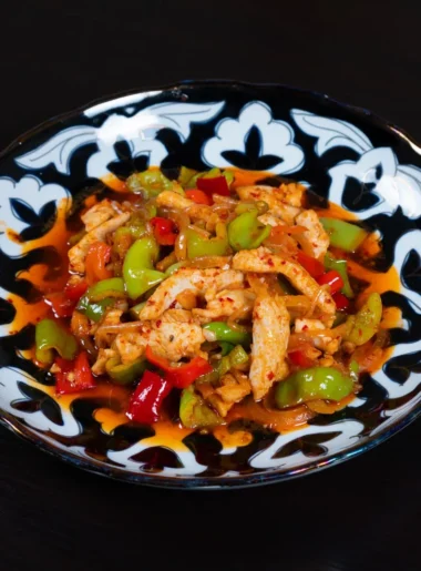 nepa recipe with mixed vegetables and cooked chicken