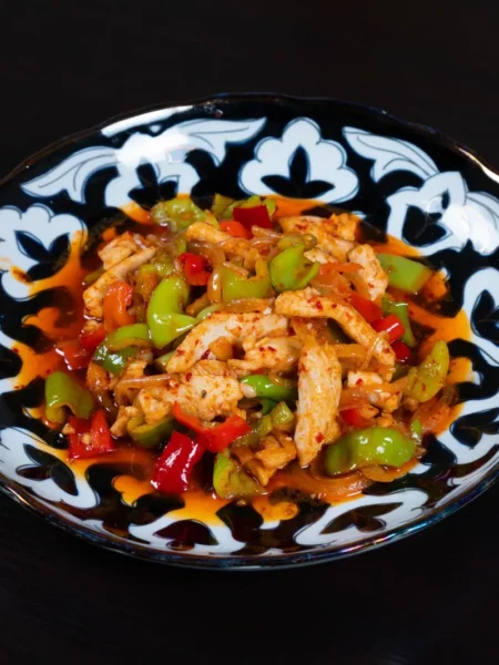 nepa recipe with mixed vegetables and cooked chicken