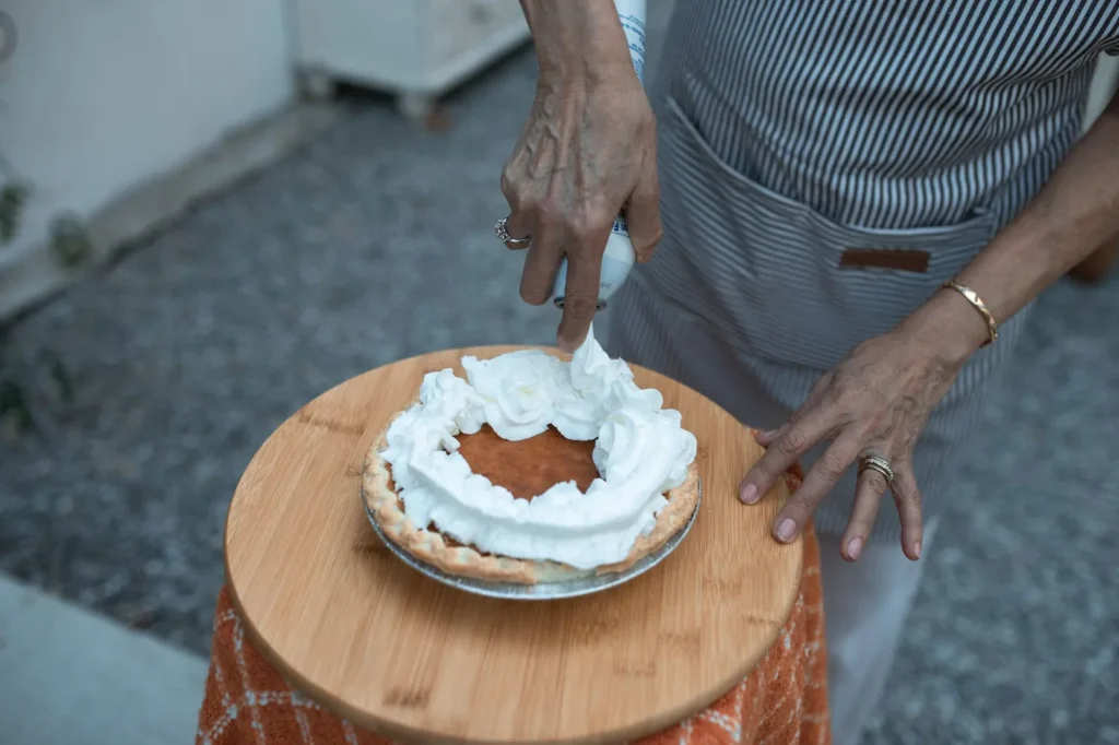old fashioned pumpkin pie recipe with a flaky crust and creamy pumpkin filling