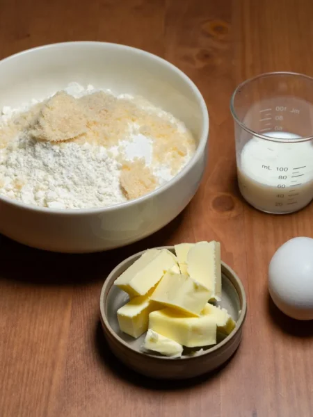 delicious recipes using corn flour with melted butter and herbs