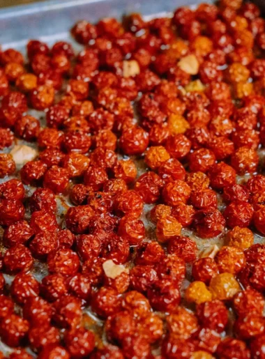 recipes for cherry tomatoes with roasted cherry tomatoes and fresh basil