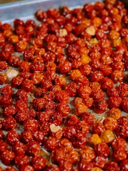 recipes for cherry tomatoes with roasted cherry tomatoes and fresh basil