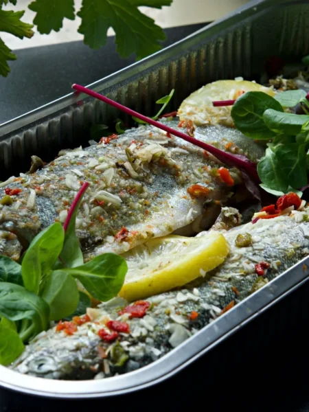 snapper recipe oven with lemon and herbs