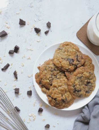 3 Ingredient Peanut Butter Oatmeal Cookies