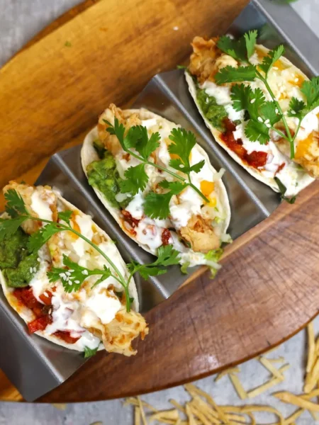 30 Minute Buffalo Chicken Tacos