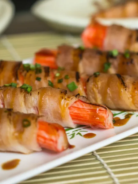 Air Fryer Bacon Wrapped Asparagus
