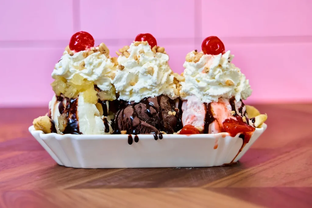 Air Fryer Banana Split