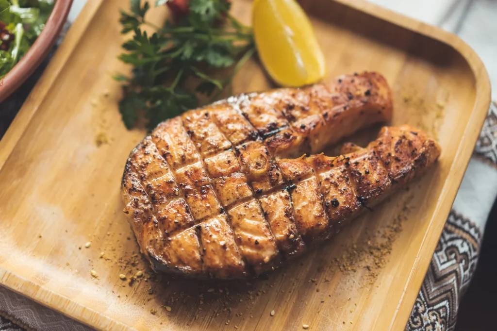 air fryer salmon recipe with lemon
