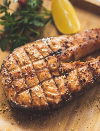 air fryer salmon recipe with lemon
