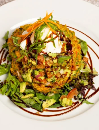 Air Fryer Zucchini Corn Fritters