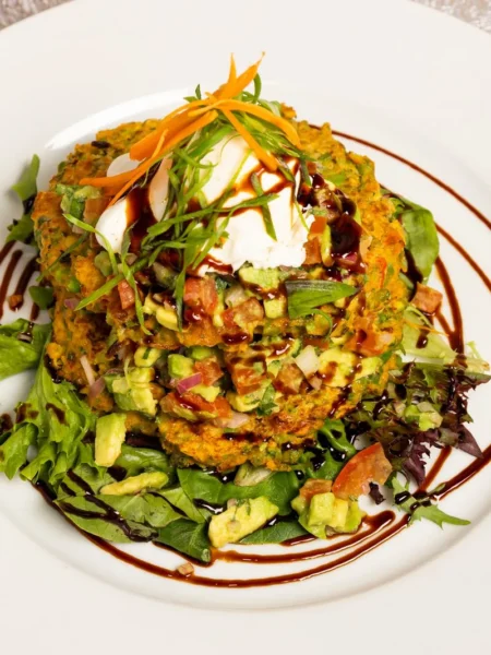 Air Fryer Zucchini Corn Fritters