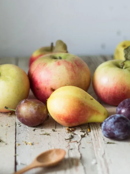 Apple And Plum Crumble