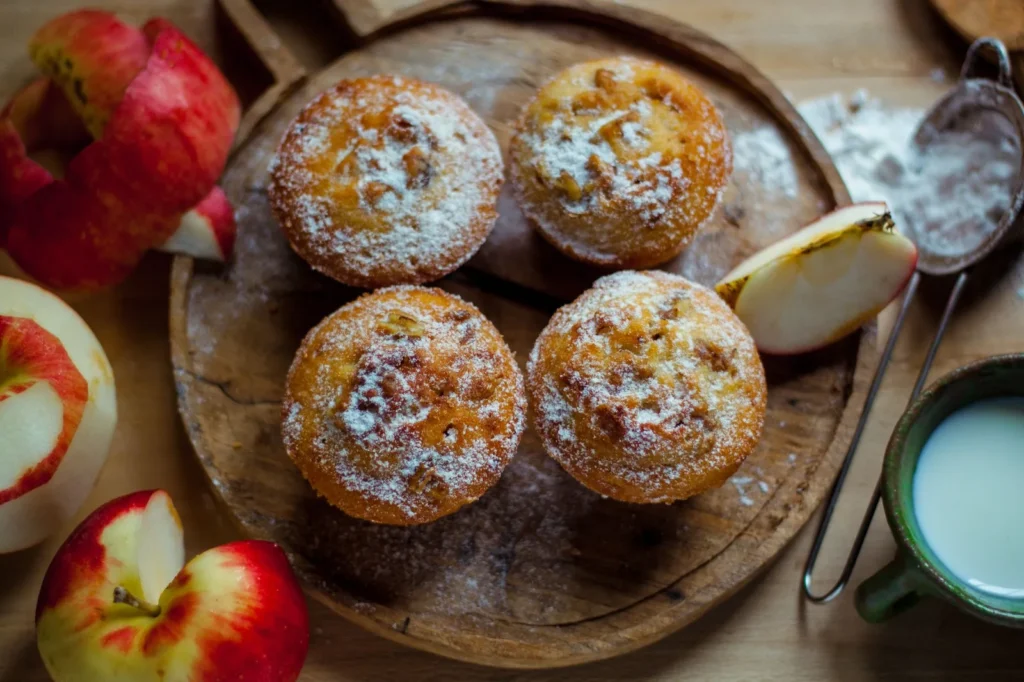 Apple Cinnamon Matzah Brei Muffins