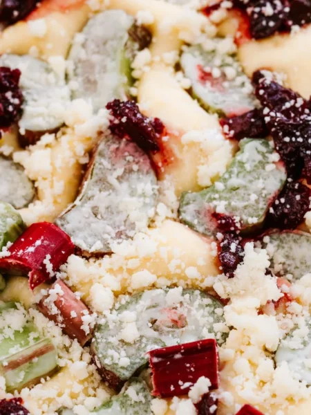 Apple Rhubarb Cake