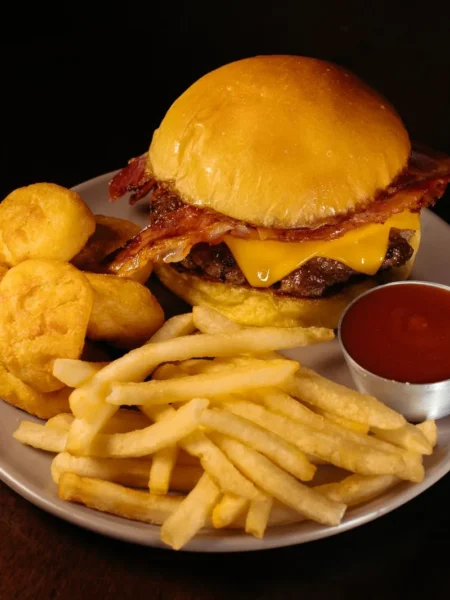 Bacon Cheeseburger Carrot Fries With Special Sauce