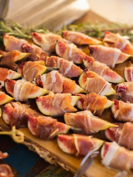 Bacon Wrapped Figs With Goat Cheese
