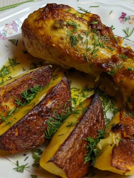 Baked Chicken Leg Quarters