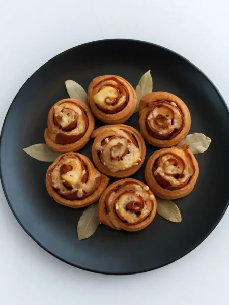 Baked Ham And Cheese Roll Ups
